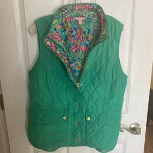 Lilly Pulitzer Quilted Vest XL